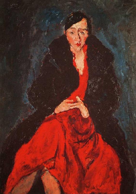 Chaim Soutine Portrait of Madame Castaing china oil painting image